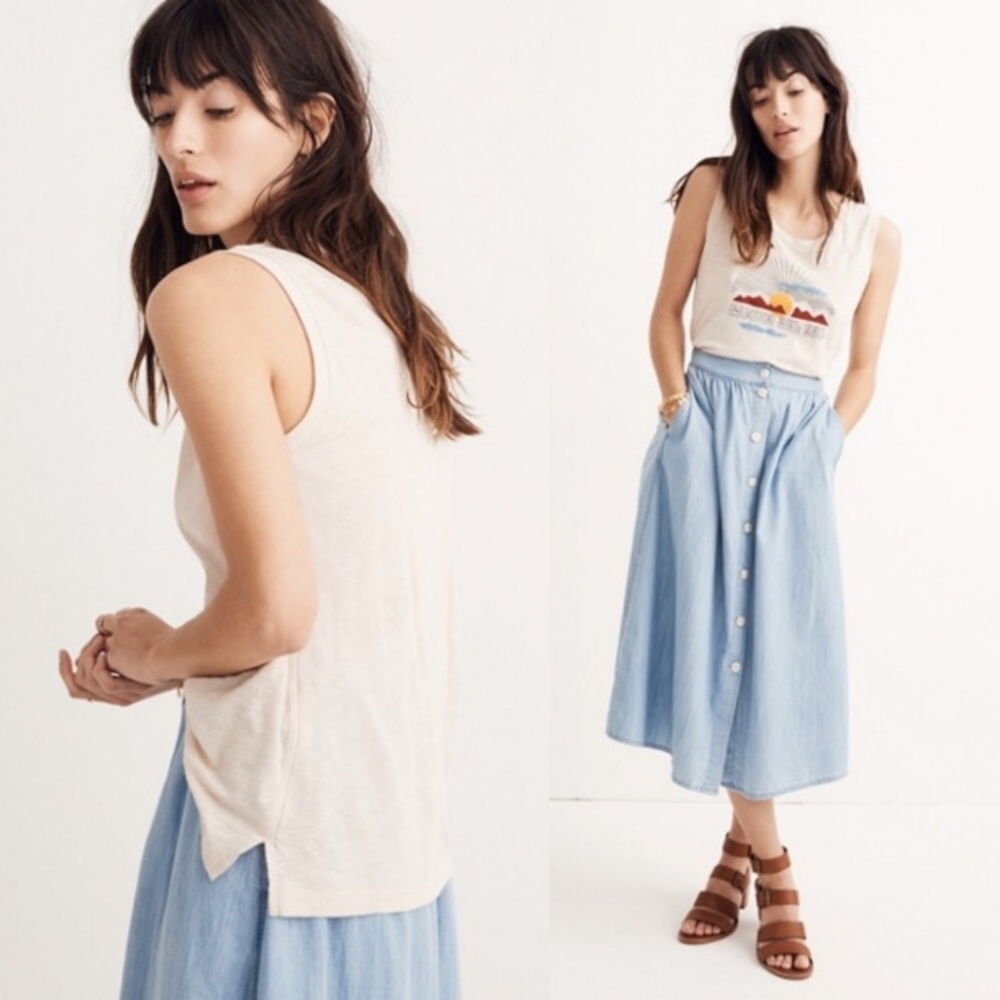 Madewell Palisade skirt